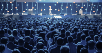 Photo of crowd at conference