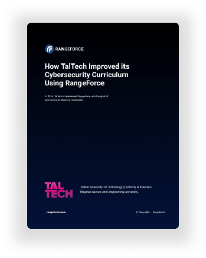 RangeForce customer case study TalTech