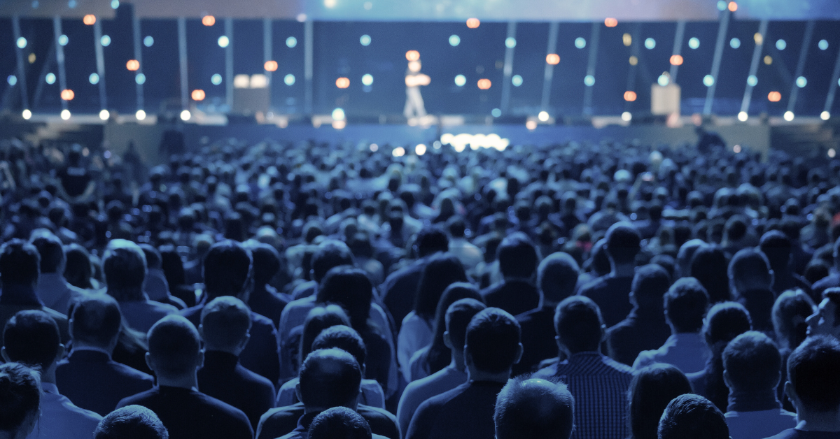 Photo of crowd at conference