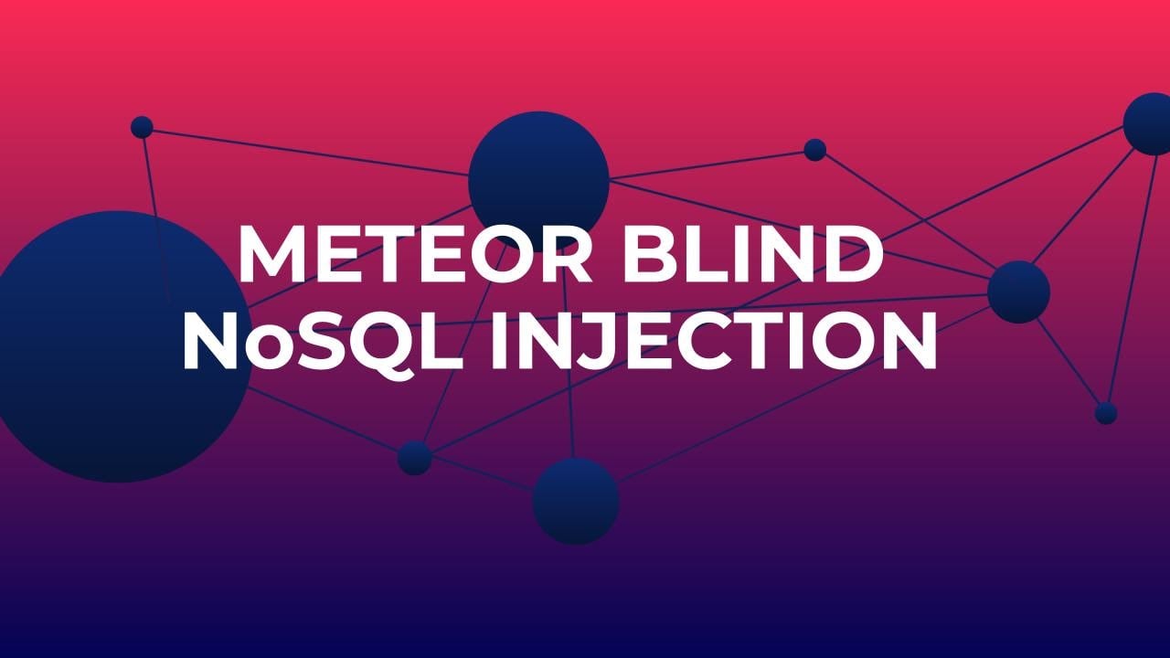 Meteor Blind NoSQL Injection